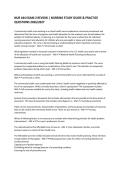 NUR 444 EXAM 2 REVIEW &vert; NURSING STUDY GUIDE & PRACTICE QUESTIONS 2026&sol;2027