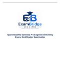 Apprenticeship Manitoba Pre-Engineered Building Erector Certification Examination