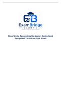 Nova Scotia Apprenticeship Agency Agricultural Equipment Technician Cert&period; Exam
