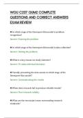 WGU C207 QUM2 COMPLETE&NewLine;QUESTIONS AND CORRECT ANSWERS&NewLine;EXAM REVIEW