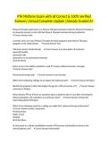 PTA Midterm Exam with all Correct & 100&percnt; Verified Answers &vert;Actual Complete Update &vert;Already Graded A&plus;