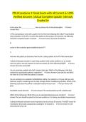 PTA Procedures 1 Finals Exam with all Correct & 100&percnt; Verified Answers &vert;Actual Complete Update &vert;Already Graded A&plus;