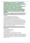 ATI Pediatrics Proctored Exam &vert; ATI RN Pediatric Nursing Study Guide & Exam Prep 2026&sol;2027 &vert; ATI Pediatric Nursing Assessment Review&comma; Nursing Care of Children&comma; Pediatric Assessment&comma; Growth & Development&comma; Newborn & Infant Care&comma; Respiratory & Cardiovascular