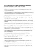 NU136 KAHOOT REVIEW &vert; GALEN FUNDAMENTALS OF NURSING PRACTICE QUESTIONS & STUDY GUIDE 2026&sol;2027