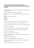 NU 136 EXAM 3 UNIT 8 THE NURSING PROCESS &vert; GALEN FUNDAMENTALS OF NURSING STUDY GUIDE & PRACTICE QUESTIONS 2026&sol;2027