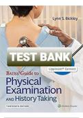 Test Bank for Bates Guide to Physical Examination and History Making 13th Ed by Bickley