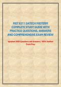 MGT 6311 GATECH MIDTERM COMPLETE STUDY GUIDE WITH PRACTICE QUESTIONS&comma; ANSWERS AND COMPREHENSIVE EXAM REVIEW