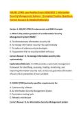 ISO&sol;IEC 27001 Lead Auditor Exam 2026&sol;2027 &vert; Information &NewLine;Security Management Systems &vert; Complete Practice Questions&comma; &NewLine;Correct Answers & Detailed Rationales 