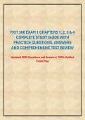 MGT 300 EXAM 1 CHAPTERS 1&comma; 2&comma; 3 & 4 COMPLETE STUDY GUIDE WITH PRACTICE QUESTIONS&comma; ANSWERS AND COMPREHENSIVE TEST REVIEW