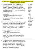 PTA Neuro Exam Questions with All Correct & 100&percnt; Verified Answers &vert;Actual Complete Update &vert;Already Graded A&plus;