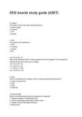 EEG BOARD PREP EXAM Questions with Detailed Explanations &lpar;2026&sol;2027&rpar;All Bundled Here&excl;&excl;&excl;