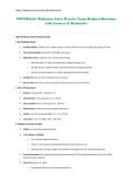 NMTCB-Style Radiation Safety Practice Exam Original Questions with Answers & Rationales
