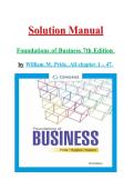  Solution Manual for Foundations of Business by  William Pride &comma; Robert Hughes ISBN 978-0357717943