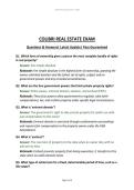 COLIBRI REAL ESTATE EXAM Questions & Answers&vert; Latest Update&vert; Pass Guaranteed