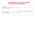 TIPS Certification Exam Questions &lpar;2025&rpar; Complete Exam Questions and Answers &vert; already graded A&plus;