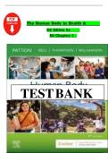 Test Bank For The Human Body in Health and Disease 8th Edition&comma; All Chapters 2025 latest 100- Graded Questions & COMPLETE SOLUTIONS&NewLine;