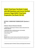 NU641 Final Exam Test Bank 2 Latest &NewLine;with 600 Questions and Correct Verified &NewLine;Answers&sol; Regis NU641 Final Exam &NewLine;Preparation Test Bank&sol; NU 641