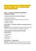BIOL 355 Complete Exam Bundle &vert; Foundations in Molecular &NewLine;Cell Biology &vert; 2026&sol;2027 &vert; Exams 1&ndash;3 Practice Questions&comma; &NewLine;Answers & Detailed Rationales 