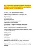 BIOL 355 Molecular Cell Biology Exam Review &vert; 2026&sol;2027 &vert; &NewLine;Cell Structure&comma; Protein Trafficking&comma; Cell Cycle&comma; Signaling & Gene &NewLine;Regulation &vert; Practice Questions & Answers 