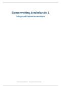 Samenvatting Nederlands 1 3de graad examencommissie