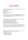 Pediatrics HESI Exam Questions and Answers 2025&sol;2026 &vert; Pediatric Nursing HESI Study Guide&comma; Practice Test & Comprehensive Exam Review