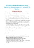 WGU D685 Practical Applications of Prompt Engineering Objective Assessment &vert; OA Pack &vert; Full Question