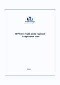MDP Public Health Dental Hygienist Jurisprudence Exam &vert; Practice Exam Q&A