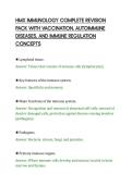 HMX IMMUNOLOGY COMPLETE REVISION&NewLine;PACK WITH VACCINATION&comma; AUTOIMMUNE&NewLine;DISEASES&comma; AND IMMUNE REGULATION&NewLine;CONCEPTS&NewLine;