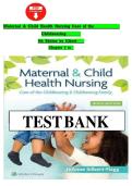 Test Bank - Maternal and Child Health Nursing&colon; Care of the Childbearing and Childrearing Family&comma; 9th Edition &lpar;Silbert-Flagg&comma; 2023&rpar;&comma; Chapter 1-56 &vert; All Chapters&NewLine;