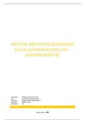 Master Rechtsgeleerdheid &lpar;Tilburg University&rpar; - Socialezekerheidsrecht verplichte jurisprudentie