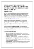 WGU D344 OBJECTIVE ASSESSMENT &mdash; &NewLine;PRACTICE QUESTIONS 1-200 AND ANSWERS &NewLine;UPDATED 2026&sol;2027 &vert; DETAILED RATIONALES &vert; &NewLine;ADVANCED PRACTICE