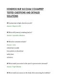 HONDROS NUR 163 EXAM 2 EXAMPREP&NewLine;TESTED QUESTIONS AND DETAILED&NewLine;SOLUTIONS&NewLine;