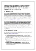 WGU D344 ACTUAL EXAM &lbrack;QUESTION 1-200&rsqb; AND &NewLine;ANSWERS UPDATED 2026&sol;2027 &vert; 100&percnt; VERIFIED &vert; &NewLine;DETAILED RATIONALES &ndash; PASS GUARANTEED A&plus; &NewLine;GRADED &vert; INSTANT DOWNLOAD 