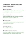 HONDROS NUR 176 EXAM 1 TEST SOLVED&NewLine;QUESTIONS GRADED A&plus;&NewLine;