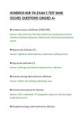 HONDROS NUR 176 EXAM 2 TEST BANK&NewLine;SOLVED QUESTIONS GRADED A