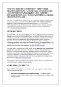 WGU D344 OBJECTIVE ASSESSMENT &ndash; STUDY GUIDE &NewLine;PRACTICE QUESTIONS 1ACTUAL EXAM &lbrack;QUESTION 1-200&rsqb; &NewLine;AND ANSWERS UPDATED 2026&sol;2027 &vert; 100&percnt; VERIFIED &vert; &NewLine;DETAILED RATIONALES &ndash; PASS GUARANTEED A&plus; GRADED &NewLine;&vert; INSTANT DOWNLOAD 