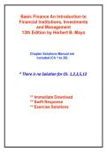 Basic Finance 13th Edition Solution Manual
