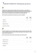 WGU C810 Questions and Answers 2026&sol;2027