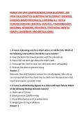 NGN ATI RN VATI COMPREHENSIVE EXAM BLUEPRINT&colon; 200 HIGH-YIELD PRACTICE QUESTIONS WITH CORRECT ANSWERS&comma; EVIDENCE-BASED RATIONALES&comma; COVERING ALL TESTED NURSING DOMAINS &lpar;MEDICAL-SURGICAL&comma; PHARMACOLOGY&comma; MATERNAL-NEWBORN&comma; PEDIATRICS&comma; PSYCHIATRIC-MENTAL HEALTH&comma; 
