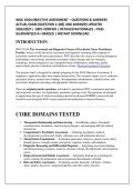 WGU D344 OBJECTIVE ASSESSMENT &ndash; QUESTIONS & ANSWERS &NewLine;ACTUAL EXAM &lbrack;QUESTION 1-200&rsqb; AND ANSWERS UPDATED &NewLine;2026&sol;2027 &vert; 100&percnt; VERIFIED &vert; DETAILED RATIONALES &ndash; PASS &NewLine;GUARANTEED A&plus; GRADED &vert; INSTANT DOWNLOAD&NewLine;