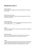 Readiness Exam 2 Questions and Answers 2026&sol;2027