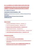 ICC CALIFORNIA UST INSPECTOR EXAMINATION 2026&NewLine;COMPREHENSIVE PRACTICE TEST QUESTIONS WITH CORRECT ANSWERS AND DETAILED EXPLANATIONS&NewLine;