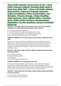 Texas Public Adjuster License Exam &lpar;3-20&rpar; &vert; Texas Public Insurance Adjuster Licensing Study Guide & Exam Prep 2026&sol;2027 &vert; Texas 3-20 Public Adjuster Exam Review&comma; Property & Casualty Insurance&comma; Claims Investigation&comma; Policy Interpretation&comma; Loss Valuation&comma; P