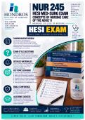 Hondros NUR 245 Exam 1&ndash;3 &plus; HESI Med-Surg Bundle &vert; Nursing Care Adult II &vert; 2026&sol;2027