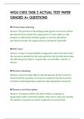 WGU C813 TASK 2 ACTUAL TEST PAPER&NewLine;GRADED A&plus; QUESTIONS
