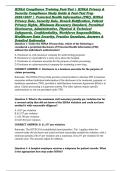 HIPAA Compliance Training Post-Test &vert; HIPAA Privacy & Security Compliance Study Guide & Post-Test Prep 2026&sol;2027 &vert; Protected Health Information &lpar;PHI&rpar;&comma; HIPAA Privacy Rule&comma; Security Rule&comma; Breach Notification&comma; Patient Privacy Rights&comma; Minimum Necessary Standa