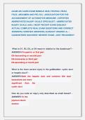 AAAM AIS CAISS EXAM BUNDLE 2026 &lpar;THORAX&comma; HEAD&comma;            &NewLine;FACE&comma; ABDOMEN AND PELVIC&rpar; &vert; ASSOCIATION FOR THE &NewLine;ADVANCEMENT OF AUTOMOTIVE MEDICINE &vert; CERTIFIED  &NewLine;ABBREVIATED INJURY SCALE SPECIALIST &vert; ABBREVIATED &NewLine;INJURY SCALE &lpar;AIS&rpar; &vert;&vert; MOST RECENT EXAM 2026