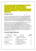 WGU D027 ADVANCED PATHOPHARMACOLOGICAL &NewLine;FOUNDATIONS OBJECTIVE ASSESSMENT &ndash; &NewLine;VERIFIED MULTIPLE CHOICE QUESTIONS &NewLine;&lbrack;QUESTION 1-100&rsqb; AND ANSWERS UPDATED 2026&sol;2027 &NewLine;&vert; DETAILED RATIONALES &ndash; A&plus; PRACTICE &vert; INSTANT &NewLine;DOWNLOAD 
