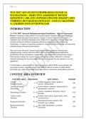  &NewLine;WGU D027 ADVANCED PATHOPHARMACOLOGICAL &NewLine;FOUNDATIONS &ndash; Objective Assessment Study Guide &NewLine;ACTUAL EXAM &lbrack;QUESTION 1-100&rsqb; AND ANSWERS &NewLine;UPDATED 2026&sol;2027 &vert; 100&percnt; VERIFIED &vert; DETAILED &NewLine;RATIONALES &ndash; PASS GUARANTEED A&plus; GRADED &vert; &NewLine;INSTANT DOWNLOAD