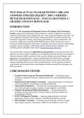 WGU D344 ACTUAL EXAM &lbrack;QUESTION 1-200&rsqb; AND &NewLine;ANSWERS UPDATED 2026&sol;2027 &vert; 100&percnt; VERIFIED &vert; &NewLine;DETAILED RATIONALES &ndash; PASS GUARANTEED A&plus; &NewLine;GRADED &vert; INSTANT DOWNLOAD